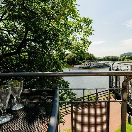 Weserwohnung - Bootshaus Urlaub Am Wasser Hamelin Kültér fotó